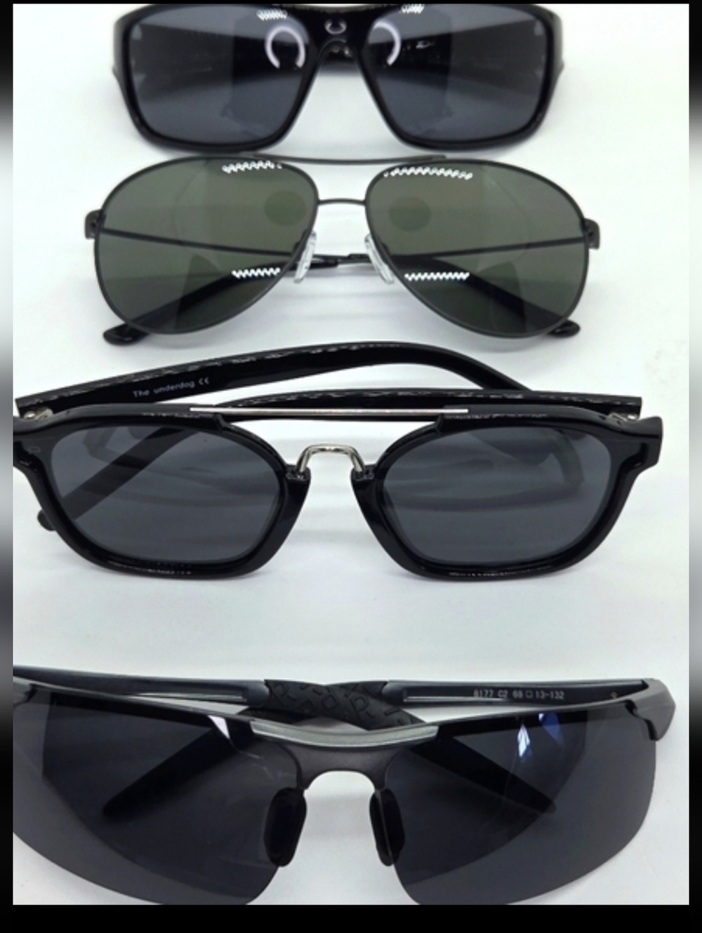 Lot Of 4 Polarized Sunglasses Unisex Sungait Bulova Prive